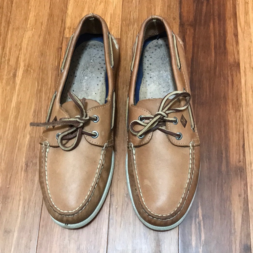 Leather Sperry Topsider Boat Shoes